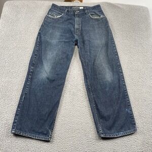 Levi's SilverTab Jeans Mens 33x30 Blue Oversized Fit Vintage 90s USA Distressed